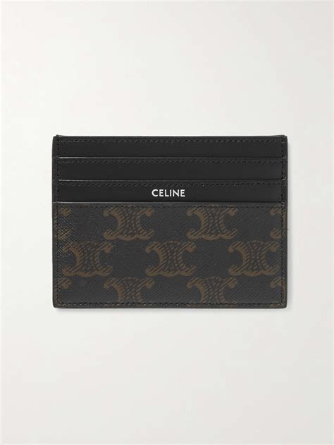 celine men cardholder|CELINE HOMME Triomphe Leather.